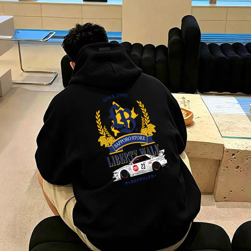 LIBERTYWALK改装车文化美式帽衫