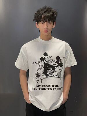 VULCAN短袖美式男女情侣夏季T恤