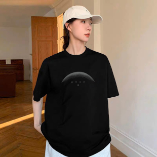 Child Shirt 陈冠希主理男女情侣美式 T恤 CLOT 复古短袖 Moon