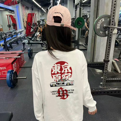 LIBERTYWALK改装车美式长袖T恤