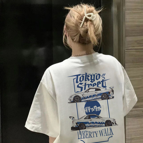 LBWK改装汽车文化GTR美式短袖T恤