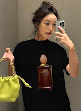 MerryWannaBe MWB capper同款一锤定音城市巡演印花美式短袖T恤