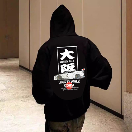 LIBERTYWALK改装车文化美式帽衫