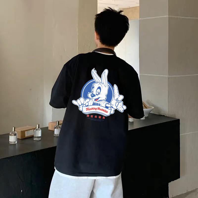 #FR2男女情侣美式复古短袖T恤