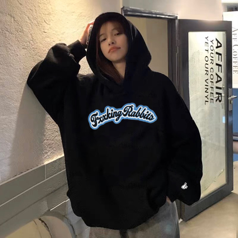 #FR2色情兔男女情侣美式连帽卫衣