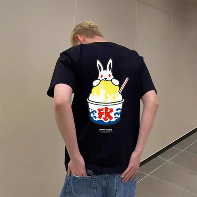 #FR2男女情侣美式复古短袖T恤