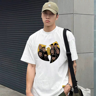 短袖 Clan武堂斗士街舞BBOY说唱HIPHOP大码 T恤 Tang 美国武当派Wu