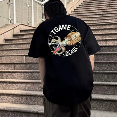 IFC路亚钓鱼佬文化美式短袖T恤