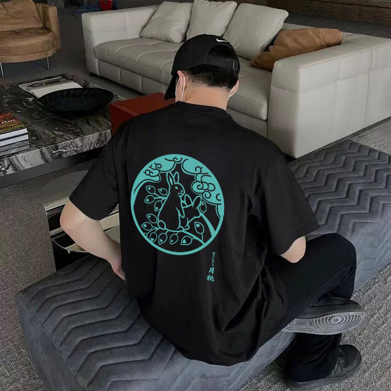 #FR2 New Year 2026SS 日本月桃店铺马年限定色情兔美式短袖T恤,男装,T恤,淘宝优惠券,粉丝福利购,淘宝优惠卷