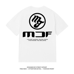 【顽童MJ116主理】CMJF MJ FRESH 2023新款LOGO印花圆领短袖T恤男