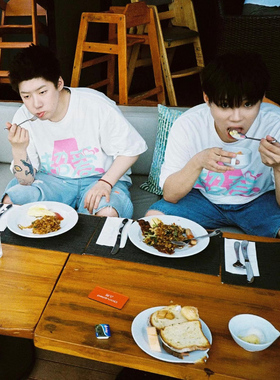 MerryWannaBe MWB capper同款《龙舌兰日落》男女美式复古短袖T恤