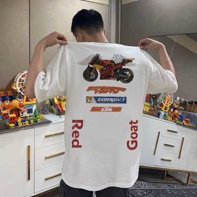 Expensive赛车系列美式T恤-摩托