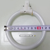 11w12w两针脚放大镜环形灯管小台灯三基色T4环形荧光灯管正白光