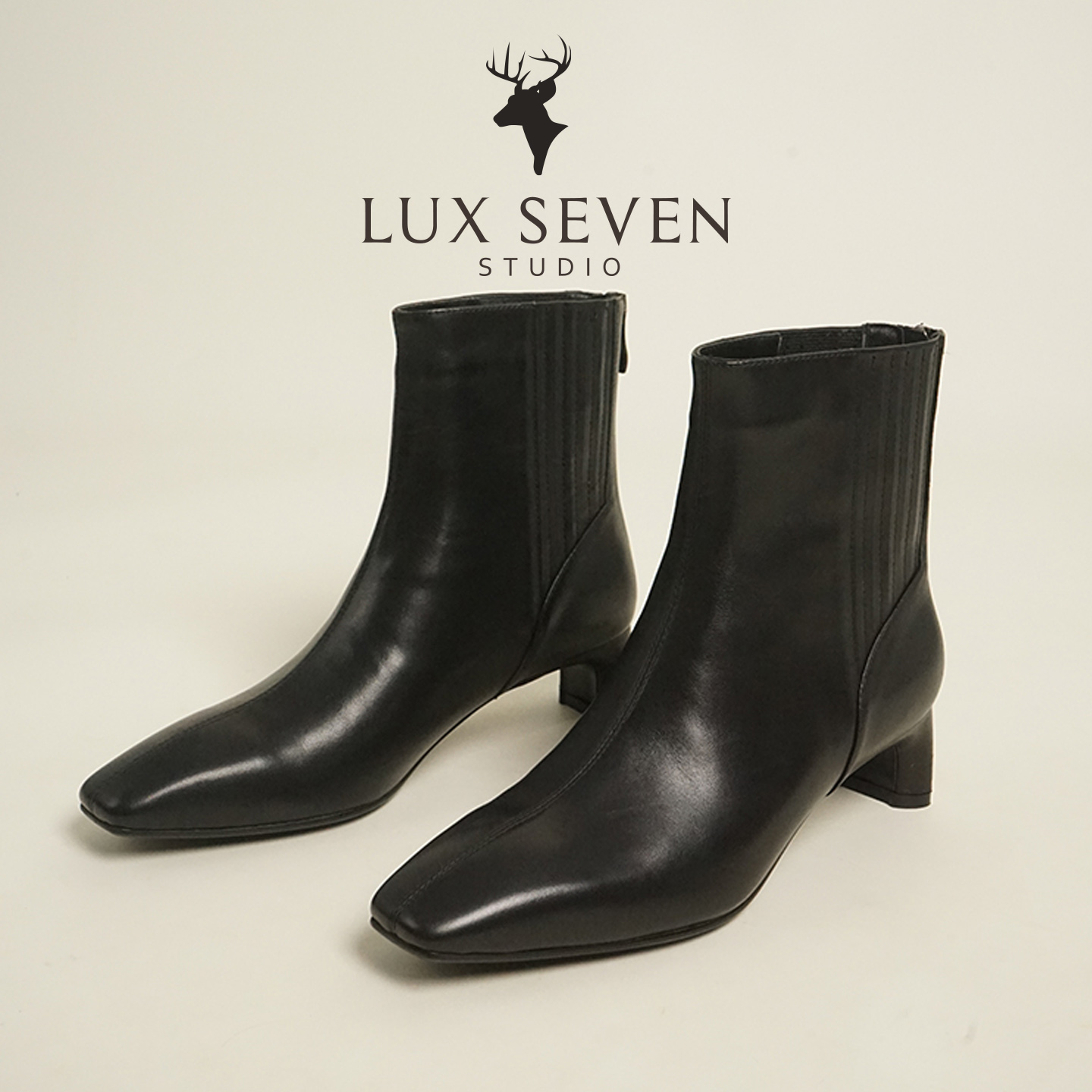 17号的下午法式复古风切尔西靴子