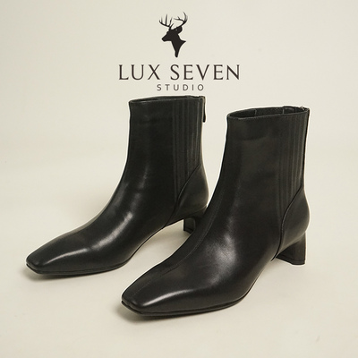 17号的下午法式复古风切尔西靴子