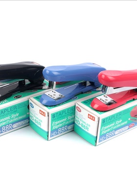 MAX美克司 HD-88R订书机 B8书机 使用拱形针 经典耐用带起钉器