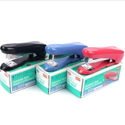 MAX美克司 HD-88R订书机 B8书机 使用拱形针 经典耐用带起钉器