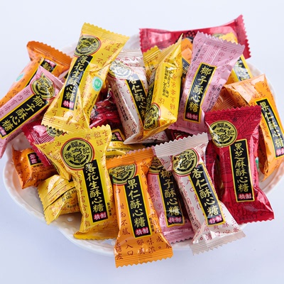 徐福记椰蓉味500g批发酥心糖糖