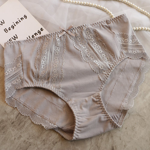 内裤中高腰日系纯棉无痕三角裤