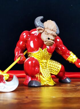 创意牛魔王牛气冲天装饰品