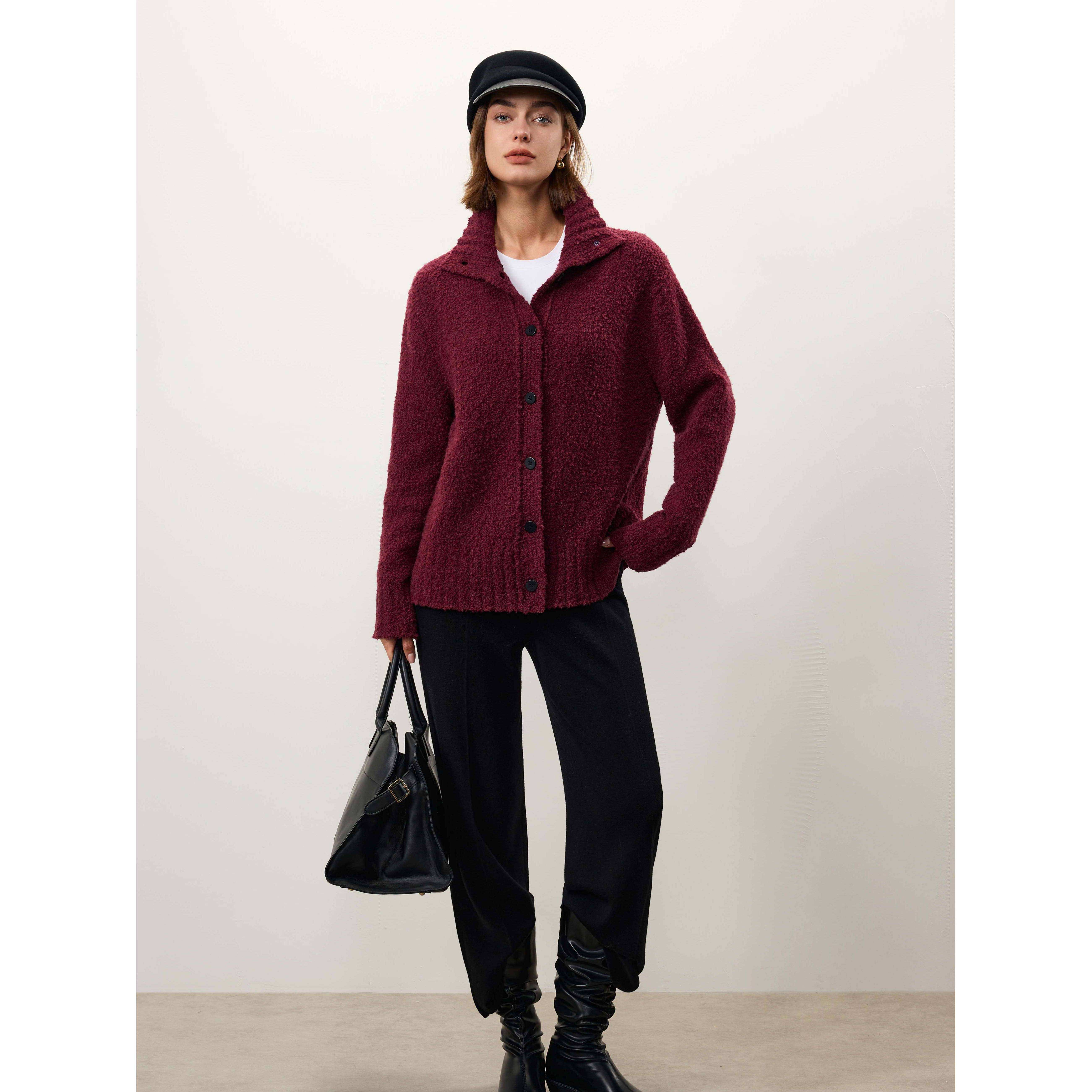 【MTT】【0.5宝盒】驼绒混纺时尚百搭7扣高领开衫长袖厚款25082A,女装/女士精品,毛衣,淘宝优惠券,粉丝福利购,淘宝优惠卷