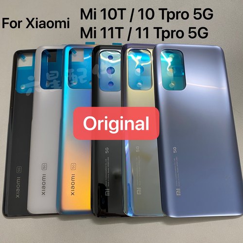 适用于小米10T Pro 5g Mi 11T Pro原装后盖外壳玻璃背盖电池盖