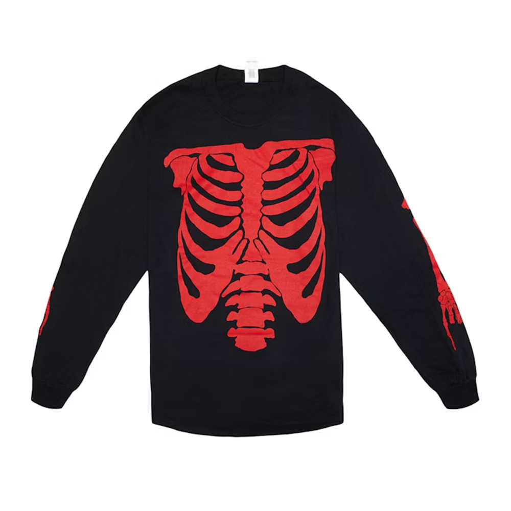 Playboi Carti Die Lit Tour Ribcage Longsleeve 长袖 T恤 上衣