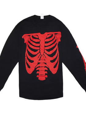 Playboi Carti Die Lit Tour Ribcage Longsleeve 长袖 T恤 上衣