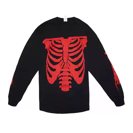 Playboi Carti Die Lit Tour Ribcage Longsleeve Long Sleeve T-Shirt Top