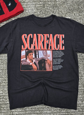 SCARFACE TALLA - DICE L HACE 疤面煞星 联名 短袖 潮  T恤