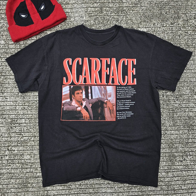 SCARFACE TALLA - DICE L HACE 疤面煞星 联名 短袖 潮  T恤