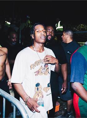 A$AP Rocky×AWGE AWGE ASAP Rocky Freak Shit TShir