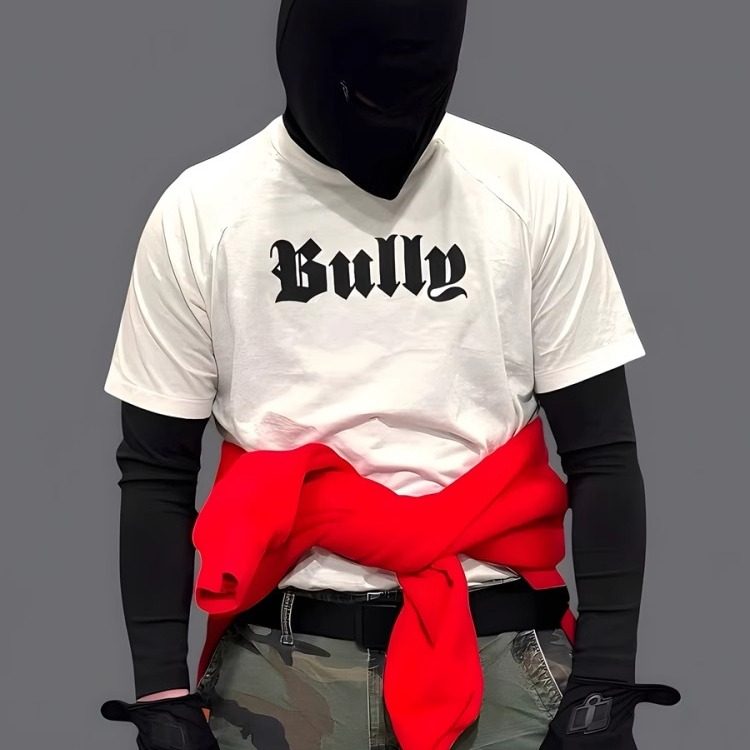Yeezy侃爷Kanye专辑周边Bully夏季美式重磅高街潮牌宽松短袖T恤男