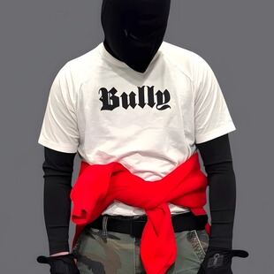 Yeezy侃爷Kanye专辑周边Bully夏季美式重磅高街潮牌宽松短袖T恤男