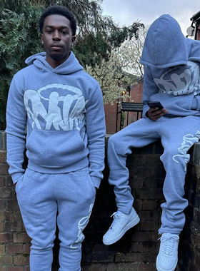Central Cee Syna World Team Syna Hoodie Grey  帽T 卫衣 长袖