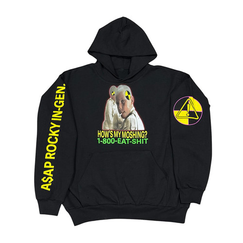 A$AP Rocky AWGE How's my moshing hoodie 联名 连帽卫衣 潮