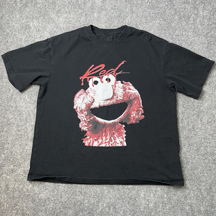 playboi carti whole lotta red elmo t-shirt Tee 联名 T恤 潮