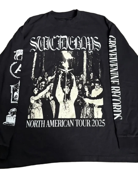 Suicideboys G59 Greyday 2025 Tour Longsleeve 说唱 长袖 上衣