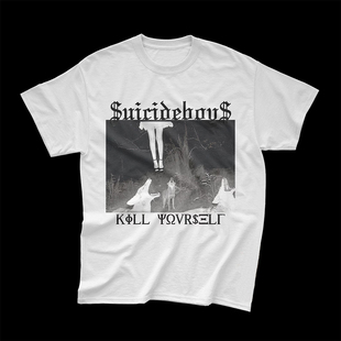 潮 boys 短袖 联名 Shirts Fans Yavrselt Kill Rapper Suicide