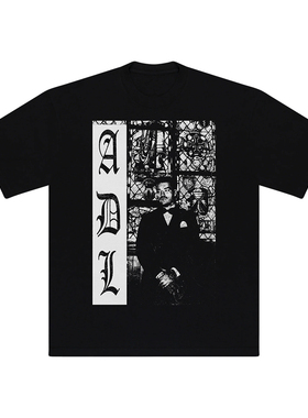 Yeat A DANGEROUS LOVE CROSS TEE 联名 说唱 T恤 潮