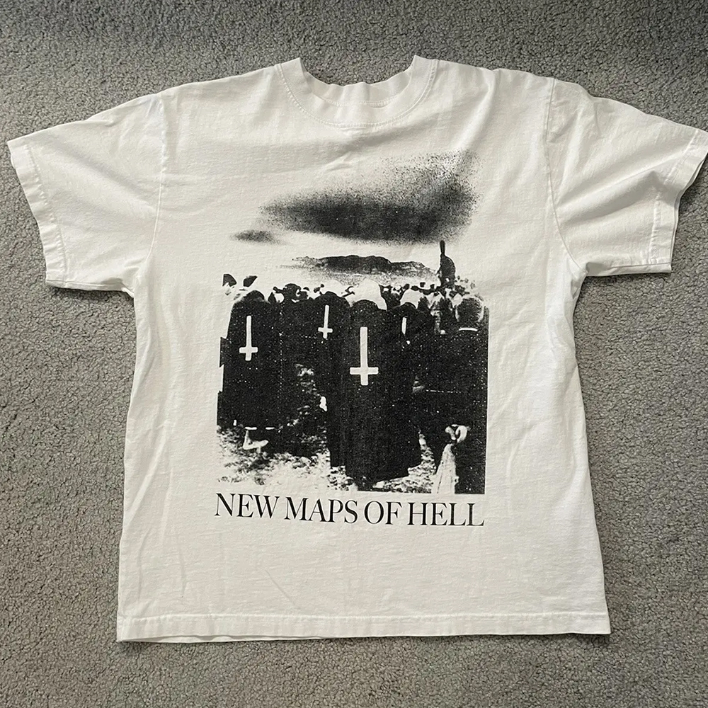 Playboi Carti Whole Lotta Red New Maps of Hell 短T T恤潮街头