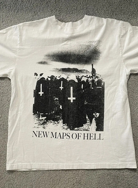 Playboi Carti Whole Lotta Red New Maps of Hell 短T T恤潮街头