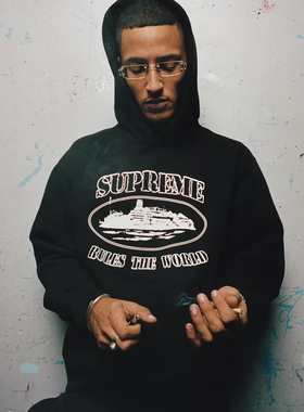 Corteiz CRTZ RTW OG ALCATRAZ TEE Black Yellow 卫衣 长袖