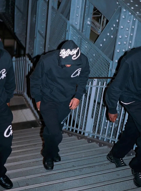 Corteiz CRTZ RTW SATIN C STAR APPLIQUE HOODIE 惡魔島 帽Ｔ