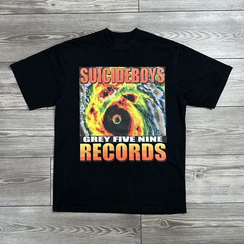 SUICIDEBOYS G59 HURRICANE SHIRT -Black 说唱 联名 T恤 潮