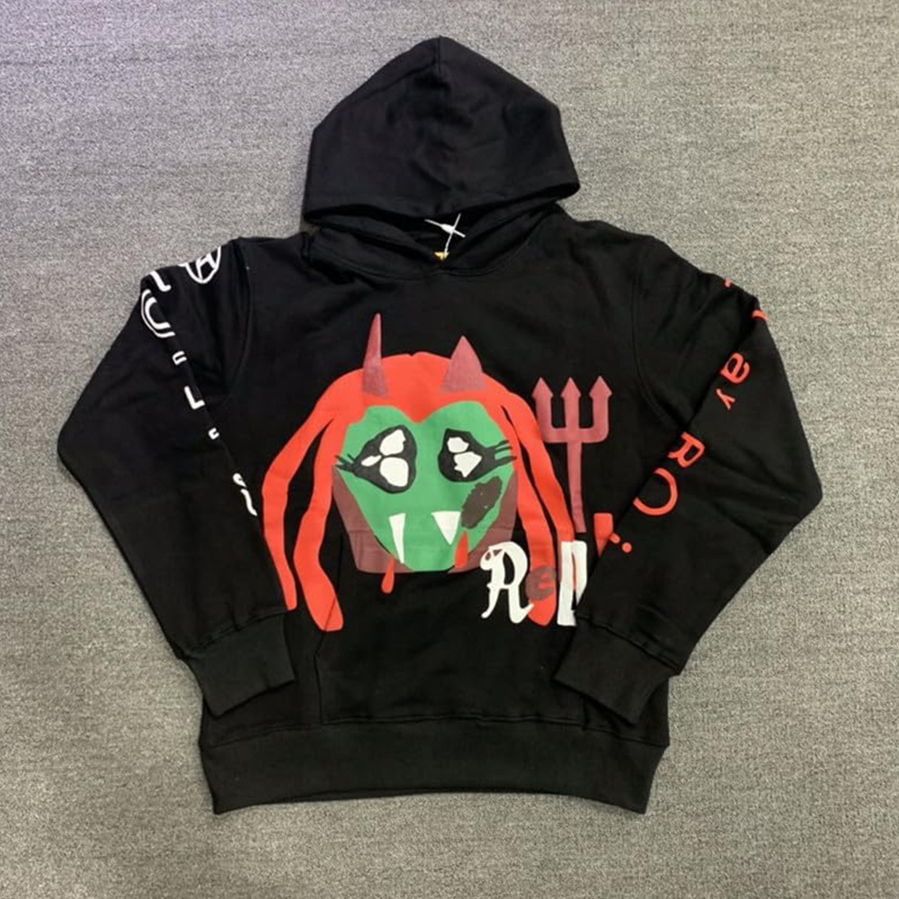 Playboi Carti x CPFM Whole Lotta Red 潮rap说唱 连帽卫衣 上衣