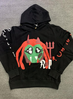 Playboi Carti x CPFM Whole Lotta Red 潮rap说唱 连帽卫衣 上衣