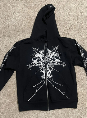 KEN CARSON “Live Chaos Tour” (LEG2) Zip Up 拉链连帽卫衣