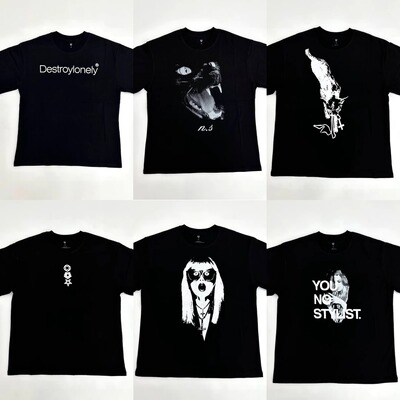 KK Playboicarti Ken Carson专辑限定短袖T恤夏季美潮opium风格