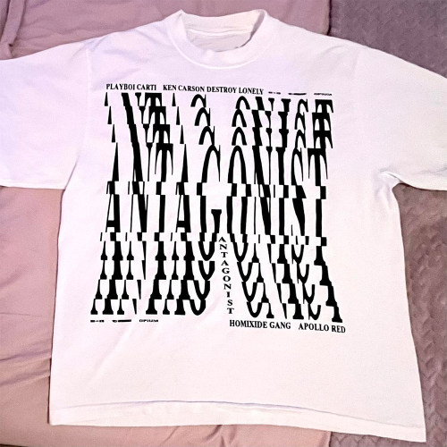 Playboi Carti Antagonist 2. Tour 2025 T-Shirt 短袖 短T 潮